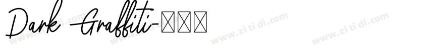 Dark Graffiti字体转换